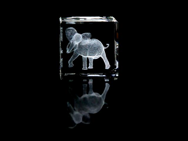 Crystal Elephant Baby
