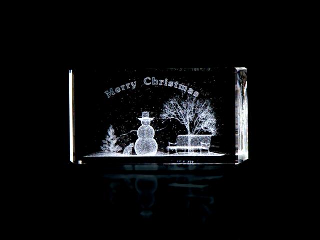 Crystal Merry Christmas