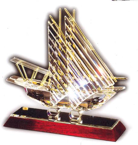 Crystal Sailboat