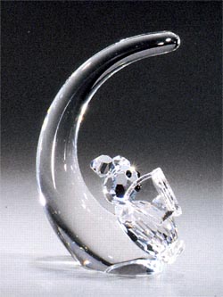 Crystal Bear On Crescent